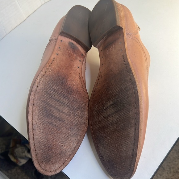 Frye Grace CVO Slip on Oxfords Womens Size 10 M Pale Blush Leather Casual Shoes - Picture 9 of 11